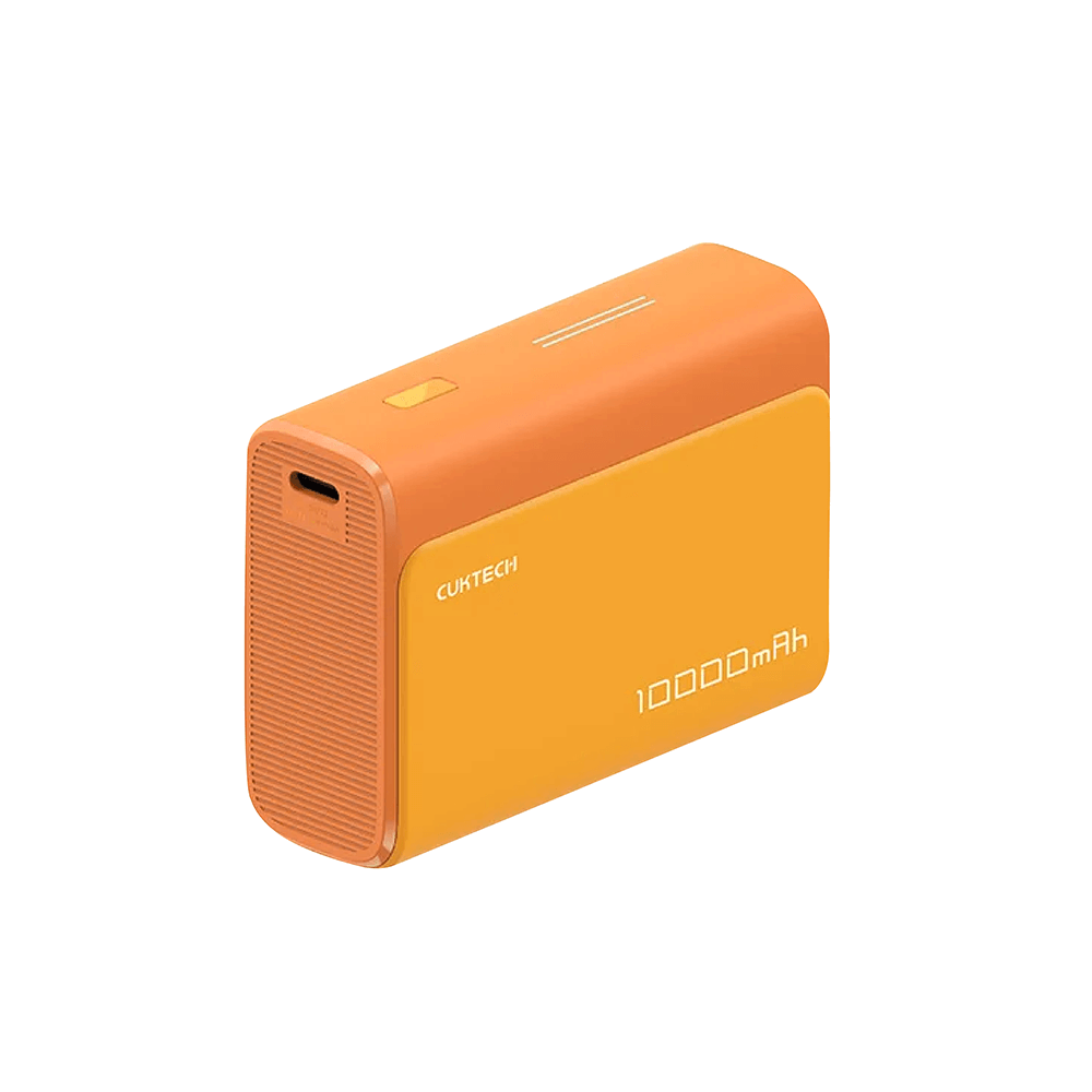 แบตเตอรี่สำรอง CUKTECH AURA PB100 10000 MAH CE สีส้ม จ่ายไฟสูงสุด 33W